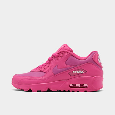 Girls' Big Kids' Nike Air Max 90 Leather Casual Shoes| Finish Line