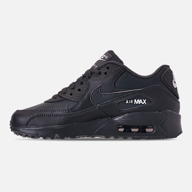 Big Kids' Nike Air Max 90 Leather Casual Shoes| Finish Line