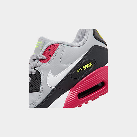 Big Kids' Nike Air Max 90 Leather Casual Shoes Big Kids' Nike Air Max 90 Leather Casual Shoes