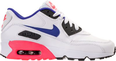 Kids' Grade School Nike Air Max 90 Leather Running Shoes| Finish Line