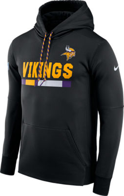 NIKE Men'S Minnesota Vikings Nfl Sideline Hoodie, Black | ModeSens