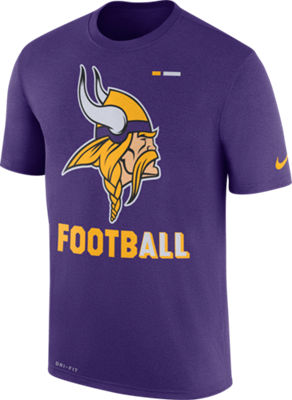 Nike Men'S Minnesota Vikings Nfl Legend Onfield T-Shirt, Purple | ModeSens