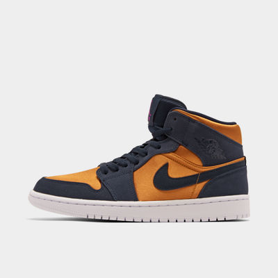 Nike Men S Air Jordan Retro 1 Mid Premium Basketball Shoes In