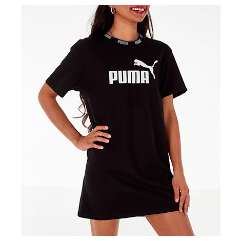 PUMA PUMA WOMEN'S AMPLIFIED DRESS IN BLACK SIZE X-SMALL COTTON/POLYESTER,5578212
