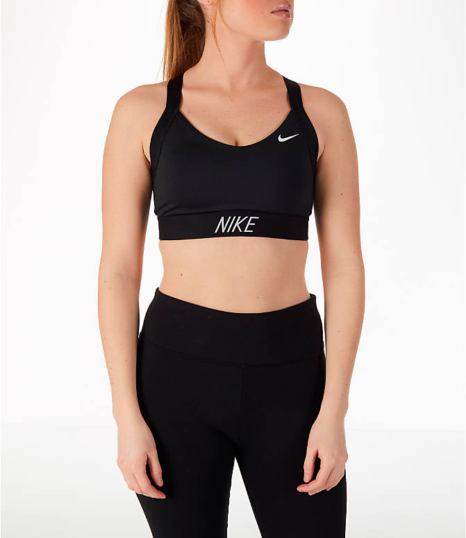 Download Women's Nike Pro Indy Logo Back Sports Bra| Finish Line