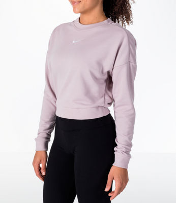 nike dry cropped training sweatshirt