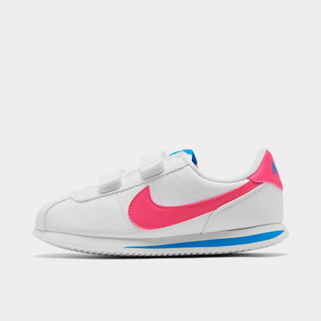 Nike Girls' Little Kids' Cortez Basic Sl Casual Shoes In White