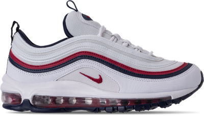 Nike Women's Air Max 97 Casual Shoes, White/red In White/red