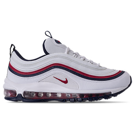 NIKE WOMEN'S AIR MAX 97 CASUAL SHOES, WHITE/RED,2380168