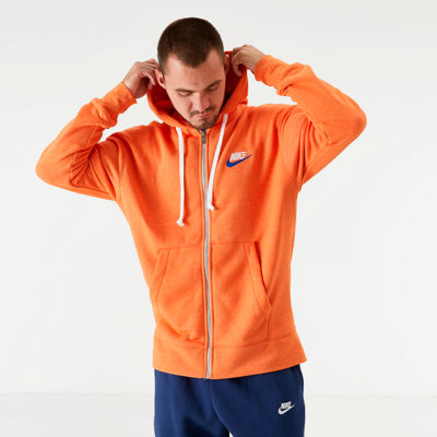 nike men's heritage full zip hoodie