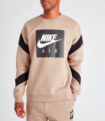 brown nike crewneck