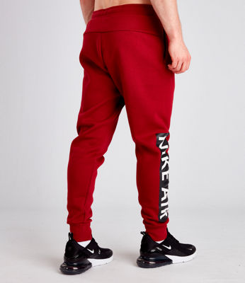 nike air fleece pants red