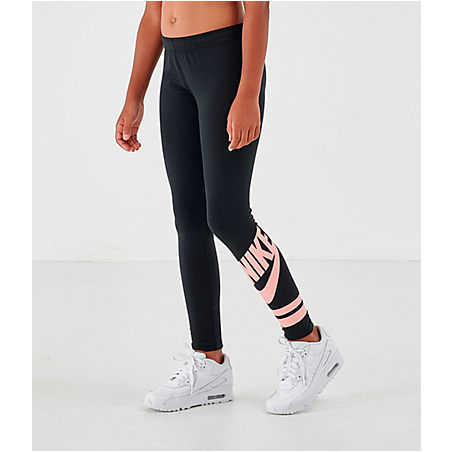 Nike Kids'  Girls' Sportswear Fave Leggings In Black