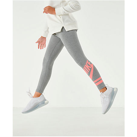 Nike Kids'  Girls' Sportswear Fave Leggings In Grey