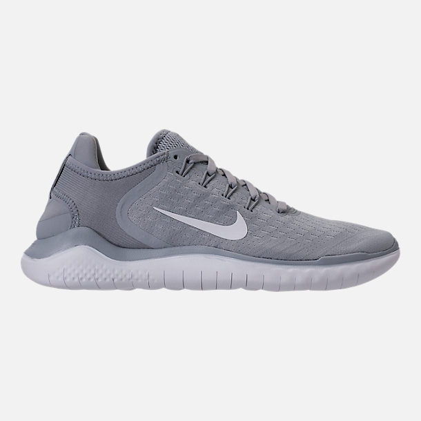 Women's Nike Free RN 2018 Running Shoes| Finish Line Right view of Women's Nike Free RN 2018 Running Shoes in Wolf Grey/White/