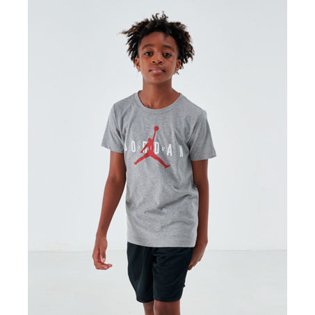 Nike Kids' Jordan Boys' Air Jumpman T-shirt In Grey