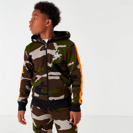 Jumpman discount camo hoodie