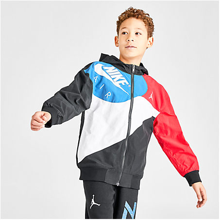 Nike Kids' Jordan Boys' Aj4 Lightweight Jacket In Black | ModeSens