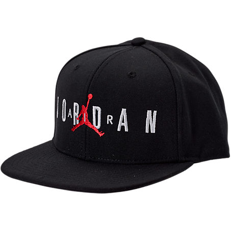 Nike Jordan Kids' Jumpman Snapback Hat In Black/gym Red/white