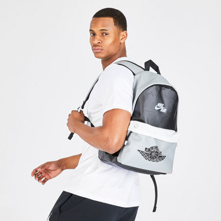 Nike Jordan Air Mashup Retro 1 Backpack In Grey