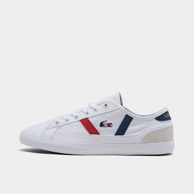 lacoste white casual shoes