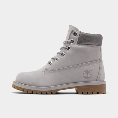 girls grey timberlands