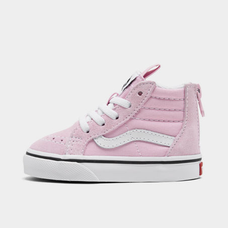 Vans Babies' Girls' Toddler Sk8-hi Zip Casual Shoes In Pink | ModeSens