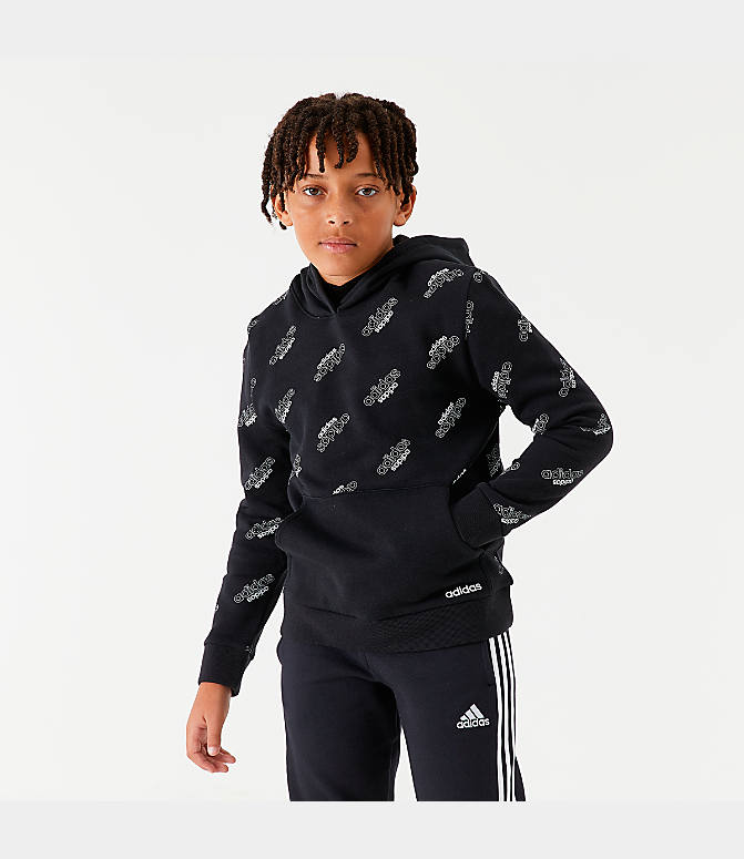 Boys' adidas Originals Core Allover Print Hoodie Boys' adidas Originals Core Allover Print Hoodie