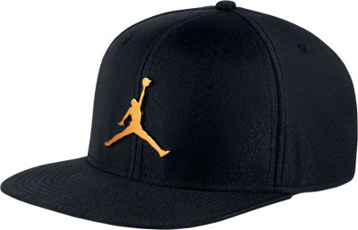 black and gold jordan snapback