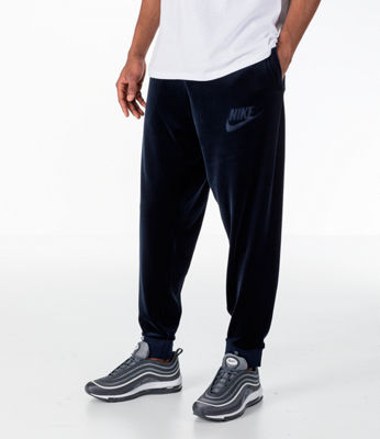 nike wide leg velour pants