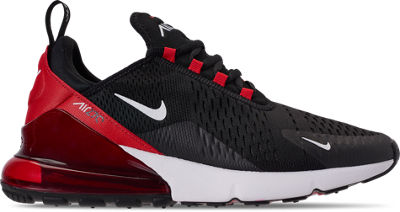 Shop Nike Men's Air Max 270 Casual Shoes In Black / Red