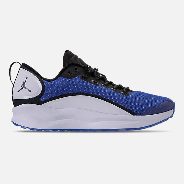 Men's Air Jordan Zoom Tenacity Running Shoes| Finish Line Right view of Men's Air Jordan Zoom Tenacity Running Shoes in Hyper Royal/Black/