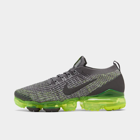 Nike Men's Air Vapormax Flyknit 3 Running Shoes In Grey Size 8.0