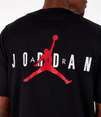 Men's Jordan Jumpman Mesh Button-Up Jersey| Finish Line