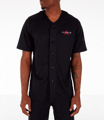 jordan button up jersey