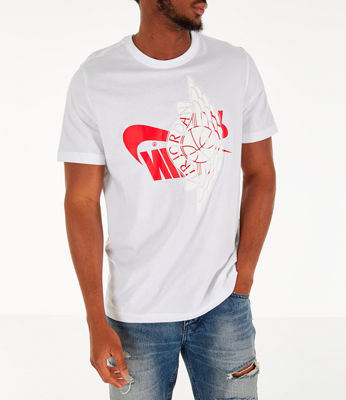 NIKE MEN'S JORDAN FUTURA WINGS T-SHIRT, WHITE