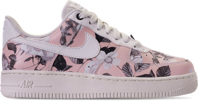 nike air force 1 womens pink & white flowers