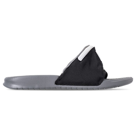 Nike Men's Benassi Jdi Fanny Pack Slide Sandals, Grey/black