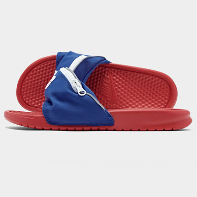 Men&#39;s Nike Benassi JDI Fanny Pack Slide Sandals| Finish Line