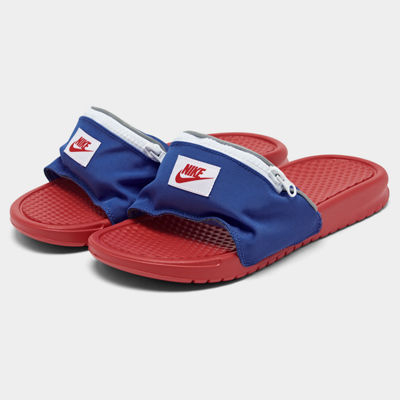 nike benassi fanny pack slides