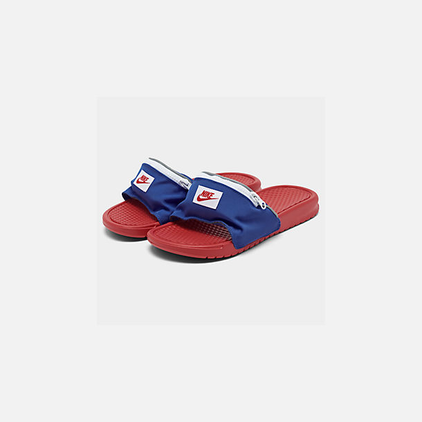 Men's Nike Benassi JDI Fanny Pack Slide Sandals| Finish Line