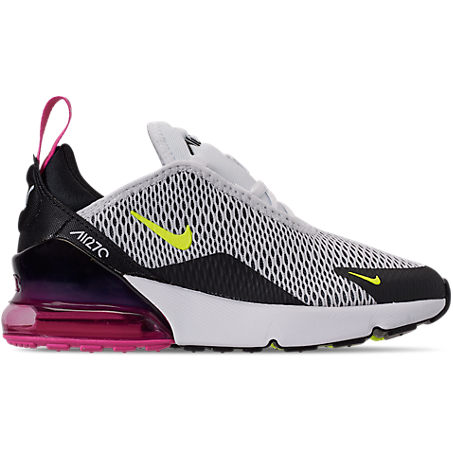 Nike Little Kids' Air Max 270 Casual Shoes In White