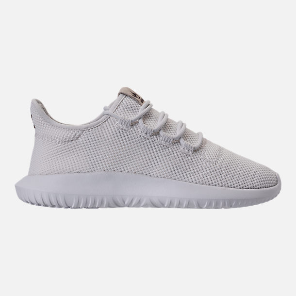 Men's adidas Tubular Shadow Casual Shoes| Finish Line Right view of Men's adidas Tubular Shadow Casual Shoes in Vintage White/Mystery Brown