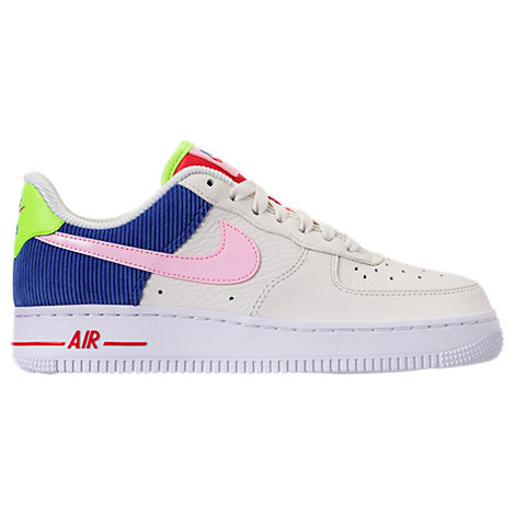 NIKE WOMEN'S AIR FORCE 1 LOW CASUAL SHOES, WHITE,2370107