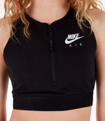 nike strapless crop top