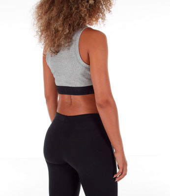nike crop top with zipper