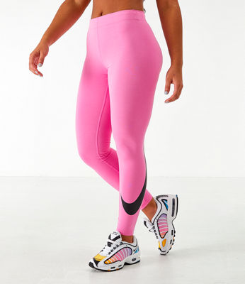 nike pink swoosh leggings