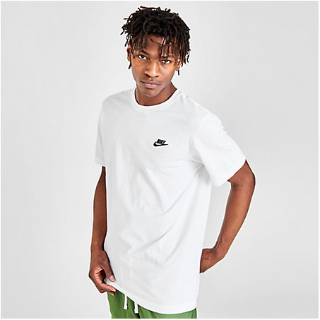 Shop Nike Sportswear Club T-shirt In White