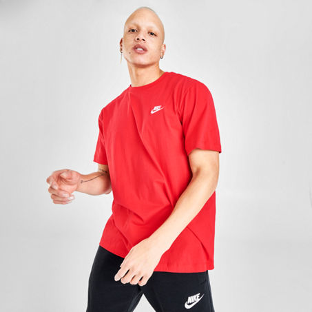 Shop Nike Sportswear Club T-shirt In University Red