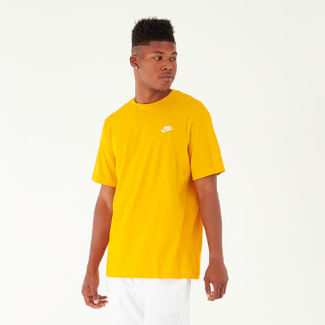 Nike Men's Sportswear Club T-shirt In Yellow